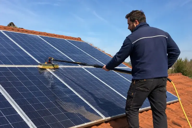 Nettoyage et entretien de panneaux solaires à Savignargues